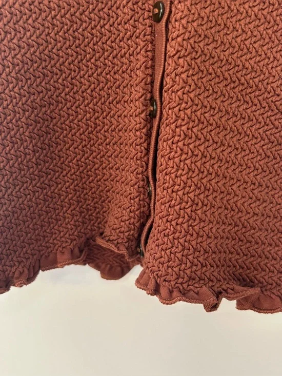 Out From Under for Urban Outfitters Women’s Ida Seamless Top in Chocolate, M/L - Picture 6 of 8